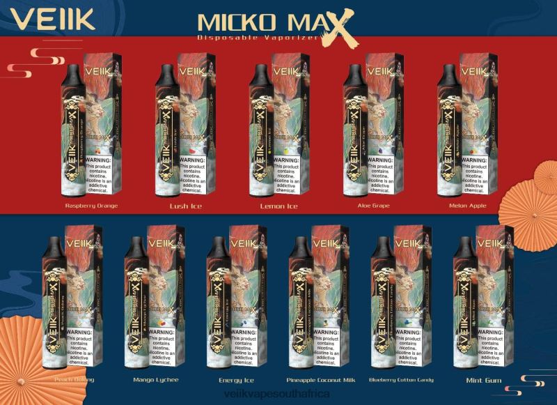 VEIIK Airo Pod - VEIIK Micko MAX Disposable Vape 1500 Puffs Lush ICE A4Z6R445