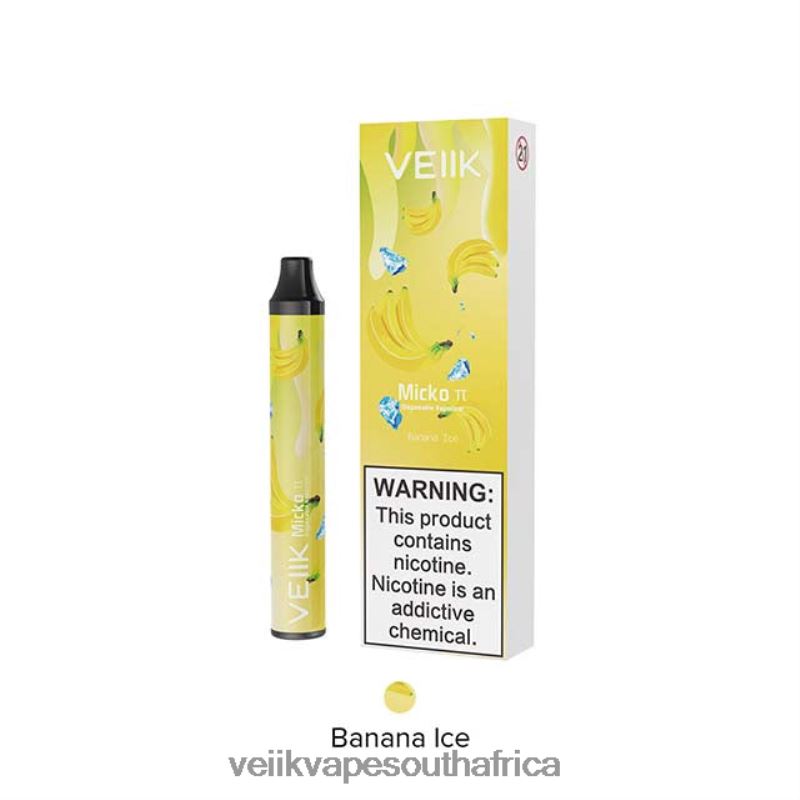 VEIIK Airo Pod - VEIIK Micko Pie Disposable Vape 600 Puffs Banana Ice A4Z6R425