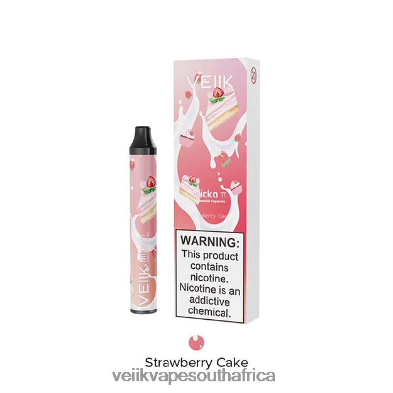 VEIIK Moos Pod South Africa - VEIIK Micko Pie Disposable Vape 600 Puffs Strawberry Cake A4Z6R428