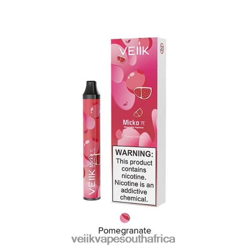 VEIIK Vape Price - VEIIK Micko Pie Disposable Vape 600 Puffs Pomegranate A4Z6R423