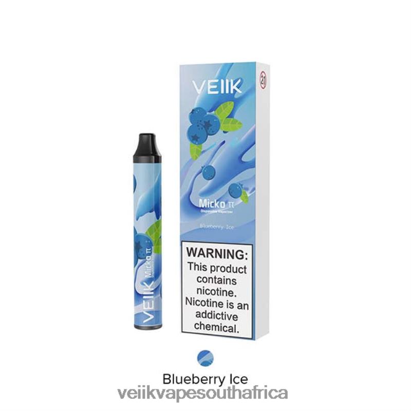 VEIIK Vape Review - VEIIK Micko Pie Disposable Vape 600 Puffs Blueberry Ice A4Z6R424