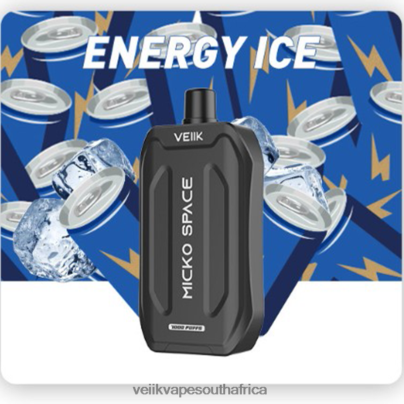VEIIK Vape Review - VEIIK Micko Space Disposable Vape 7000 Puffs Energy Ice A4Z6R434