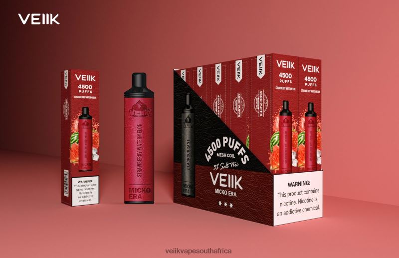 VEIIK Vape South Africa - VEIIK Micko Era 4500 Puffs Disposable 30 mg Strawberry Watermelon A4Z6R41
