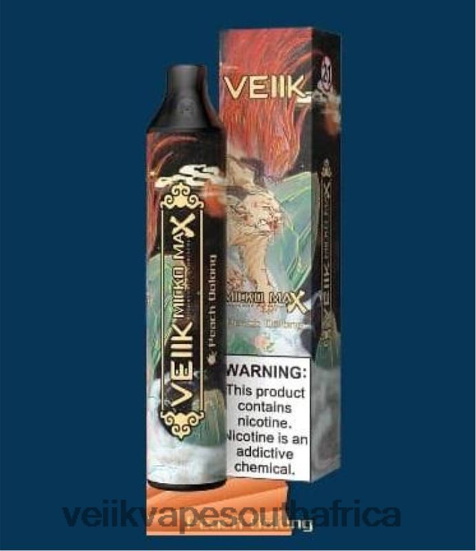 VEIIK Vape South Africa - VEIIK Micko MAX Disposable Vape 1500 Puffs Peach Oolong A4Z6R451