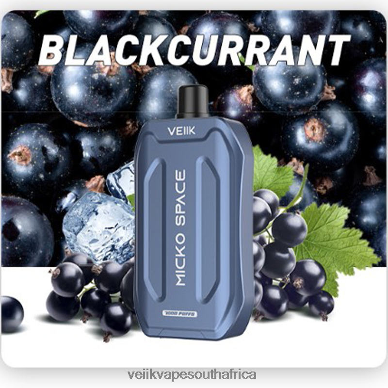 VEIIK Vape South Africa - VEIIK Micko Space Disposable Vape 7000 Puffs Blackcurrant A4Z6R441