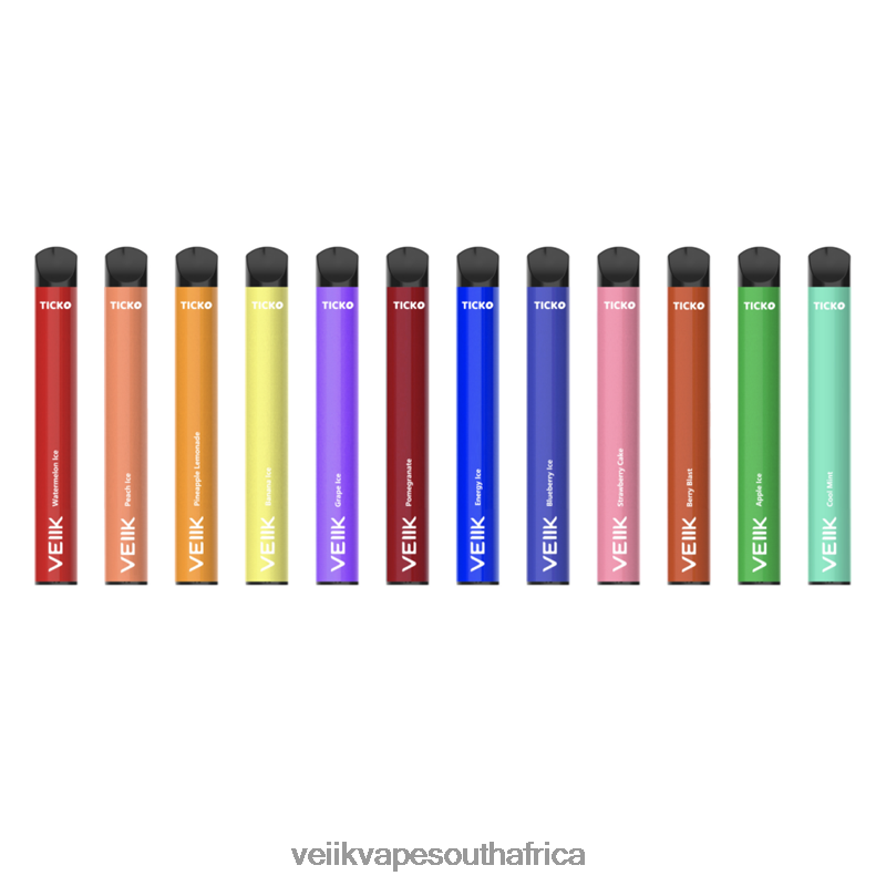 VEIIK Vape South Africa - VEIIK Ticko Disposable Vape 1200 Puffs Multiple Flavors A4Z6R431